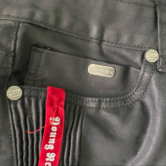 Low rise black jeans rocker style - Picture 6 of 9